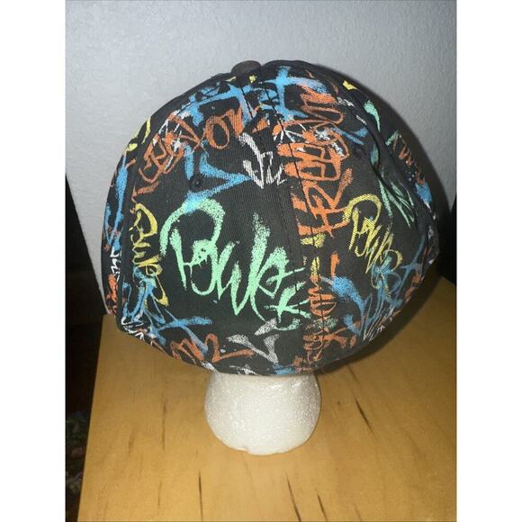 Men's New Era Vert Graffiti 9FIFTY Fitted Flat bill Hat Size 7 3/8 - Picture 3 of 6